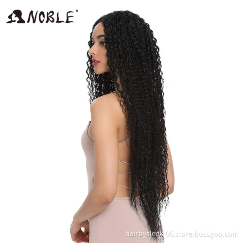 MAGIC Hair Synthetic Lace Front Wig Long Wavy Hair 34 Inch Blonde Wigs For Black Women Ombre Hair Synthetic Lace Front Wigs